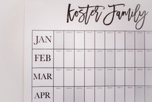 Load image into Gallery viewer, Extra Large 2025 Annual Wall Calendar