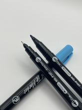 Load image into Gallery viewer, Double-Sided Marker Set (12 pens), Fine and Ultra-Fine Tips, Water-Based with FREE pencil bag and Shipping