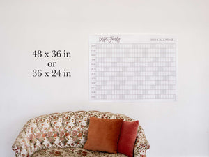 Extra Large 2025 Annual Wall Calendar