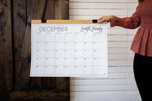 Load image into Gallery viewer, Classic Calendar with Wood Hanger and Refills