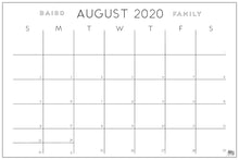Load image into Gallery viewer, Modern Calendar - Month Spelled Out